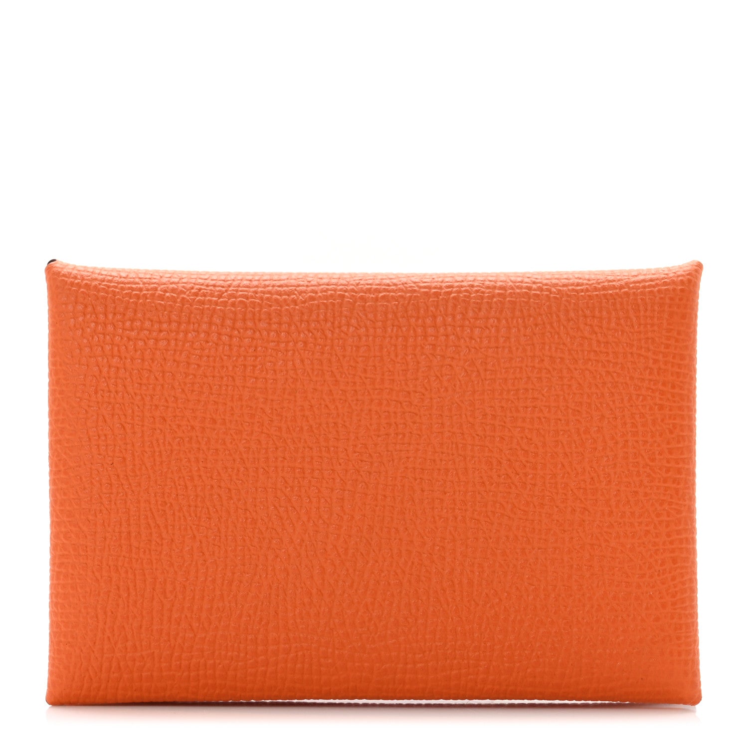 Hermes Epsom Calvi Card Case Orange 1 of 6