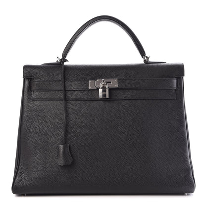 Hermes Togo Kelly Retourne 40 Black 1 of 42