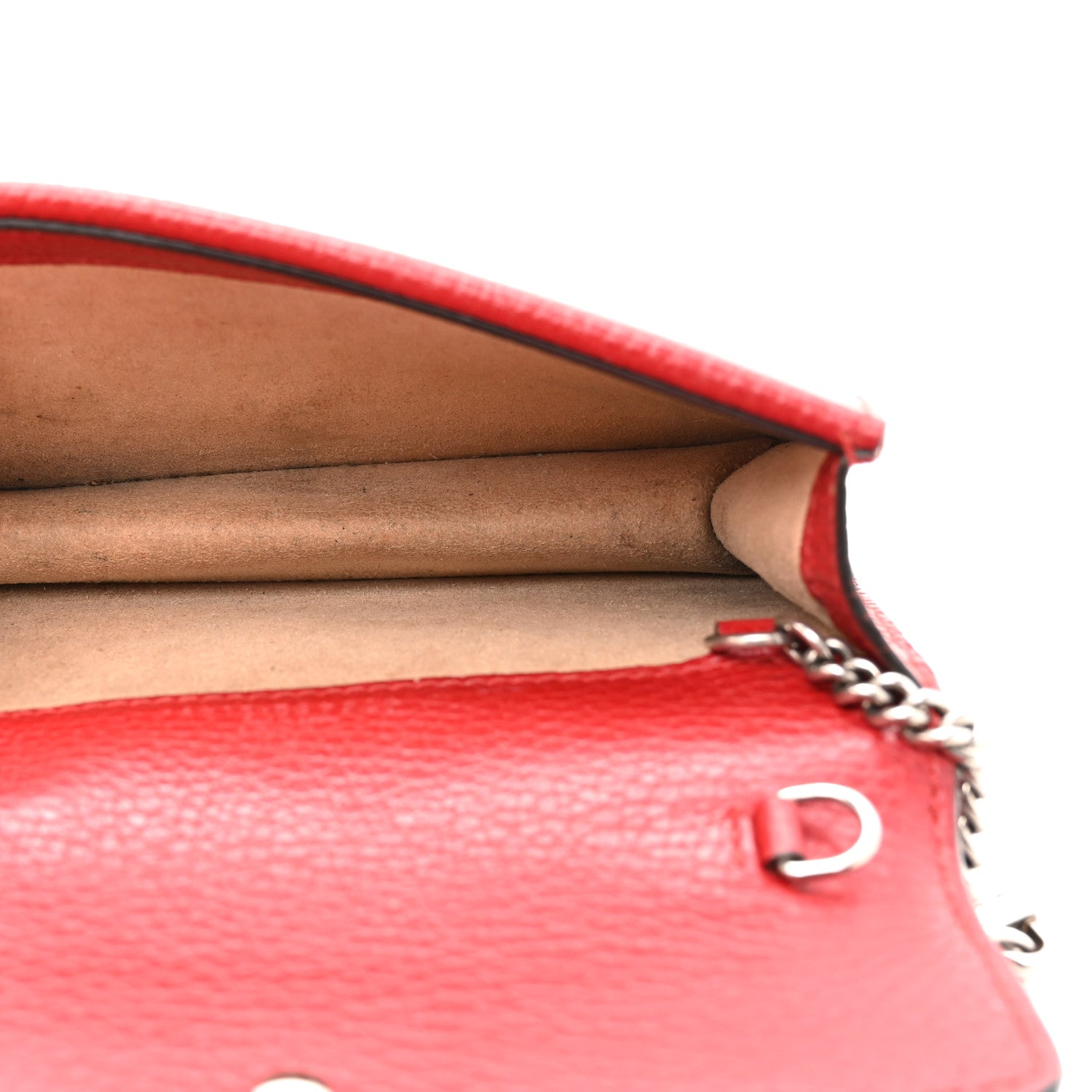 Gucci Calfskin Super Mini Dionysus Shoulder Bag Hibiscus Red 5 of 15