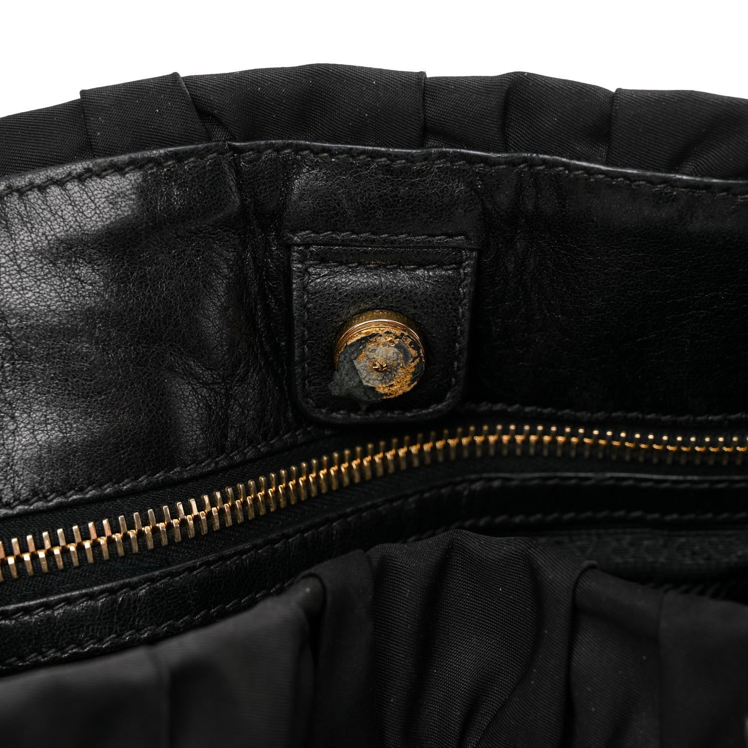 Prada Tessuto Nylon Gaufre Tote Black 12 of 12