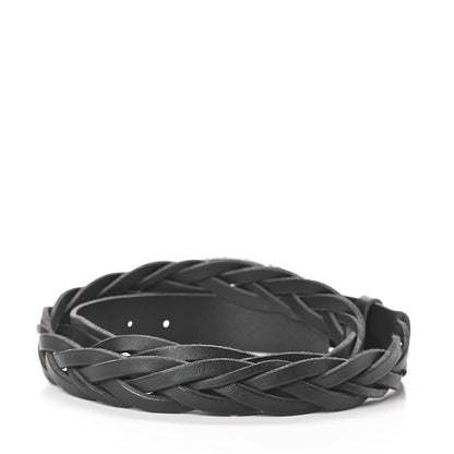 Gucci Calfskin Dionysus Braided Belt 105 42 Black 2 of 5