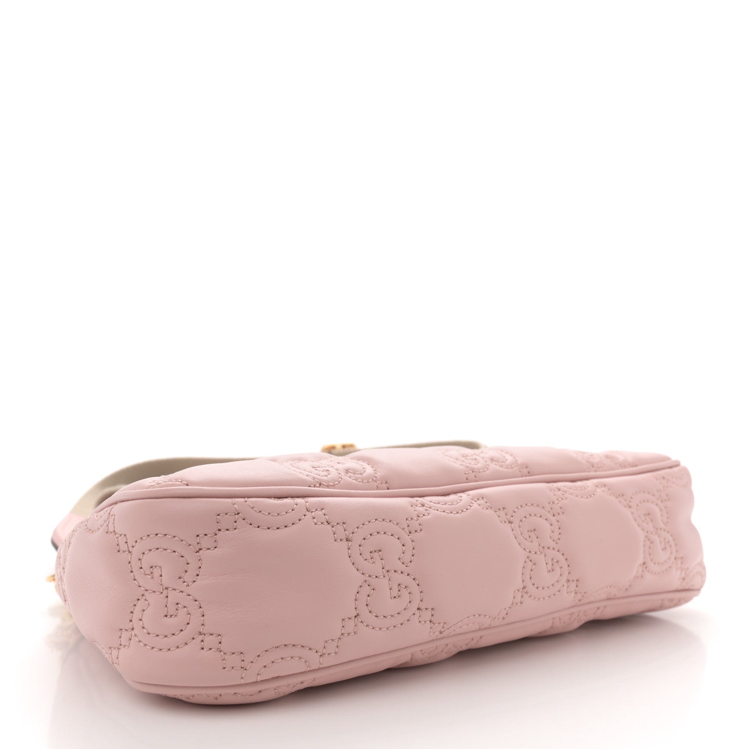 Gucci Calfskin GG Matelasse Chain Handbag Perfect Pink Natural 4 of 10