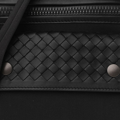Bottega Veneta Nappa Intrecciato Nylon High Tech Crossbody Pouch Black 7 of 9