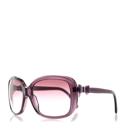 Chanel Acetate CC Bow Sunglasses 5171 Purple 1 of 8