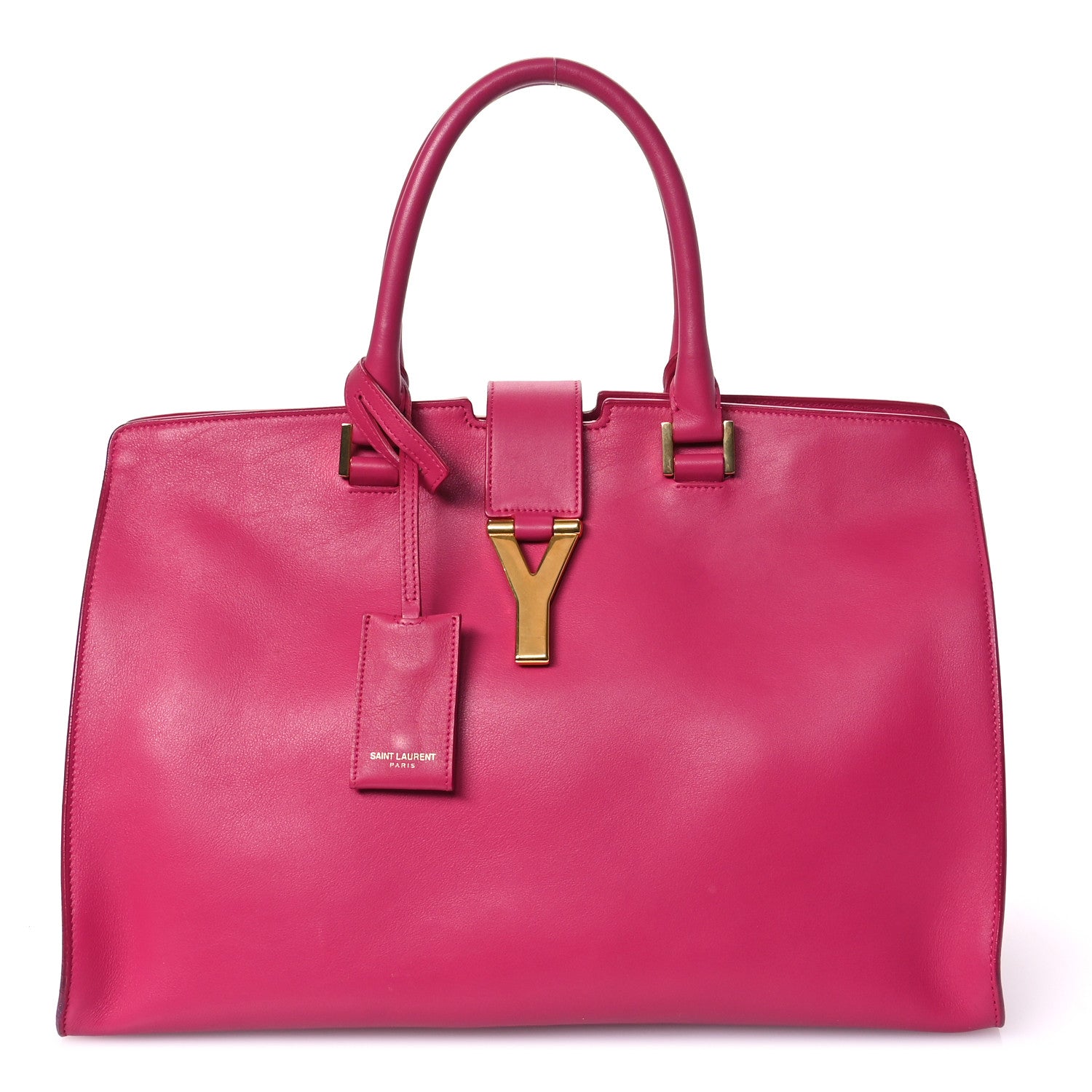 Saint Laurent Calfskin Medium Classic Y Cabas Fuchsia 1 of 11