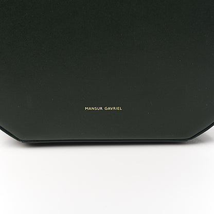Mansur Gavriel Calfskin Circle Bag Moss 8 of 8