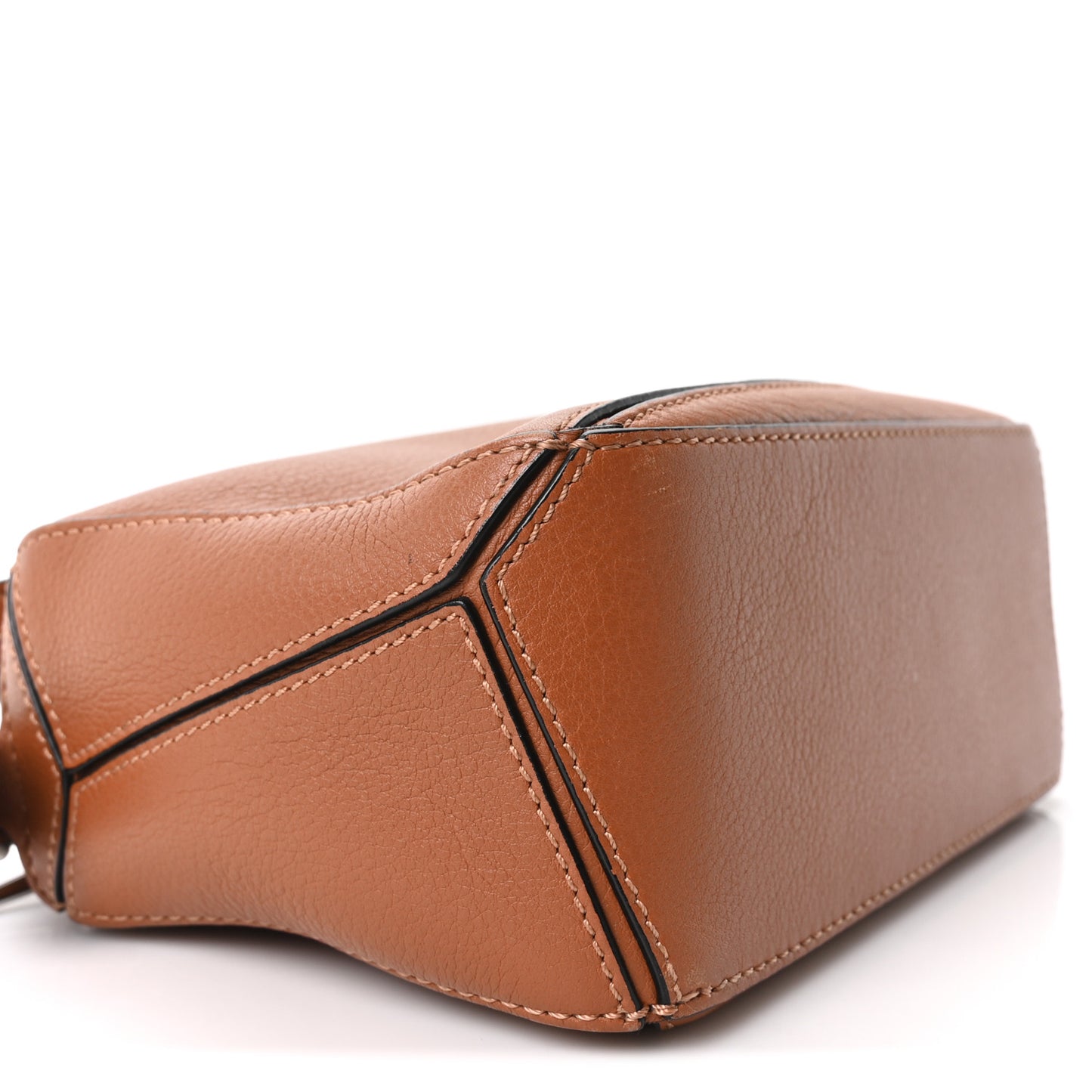 Calfskin Mini Puzzle Bag Tan
