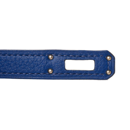 Hermes Togo Verso Birkin 25 Bleu Royal Capucine 27 of 35