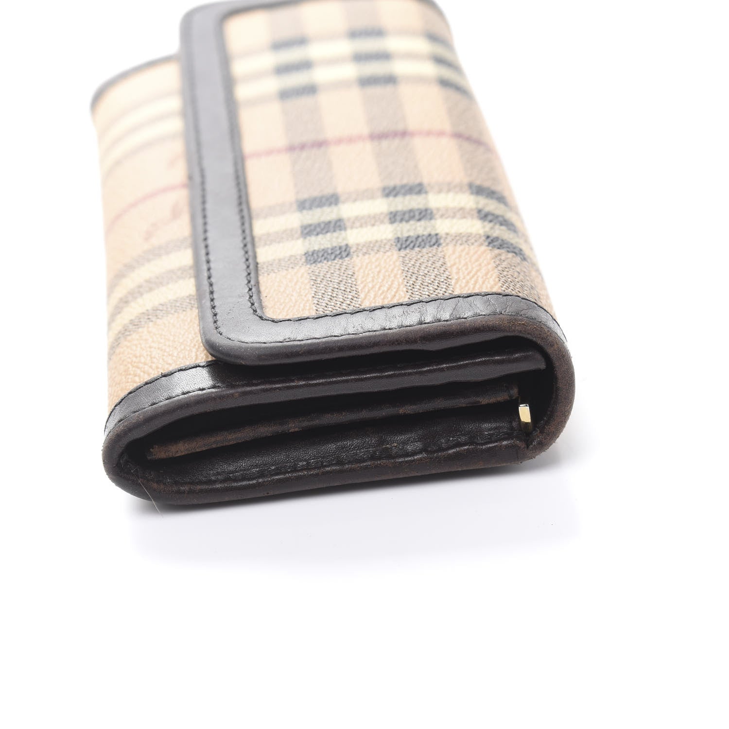 Burberry Haymarket Check Molly Continental Wallet Chocolate 8 of 15