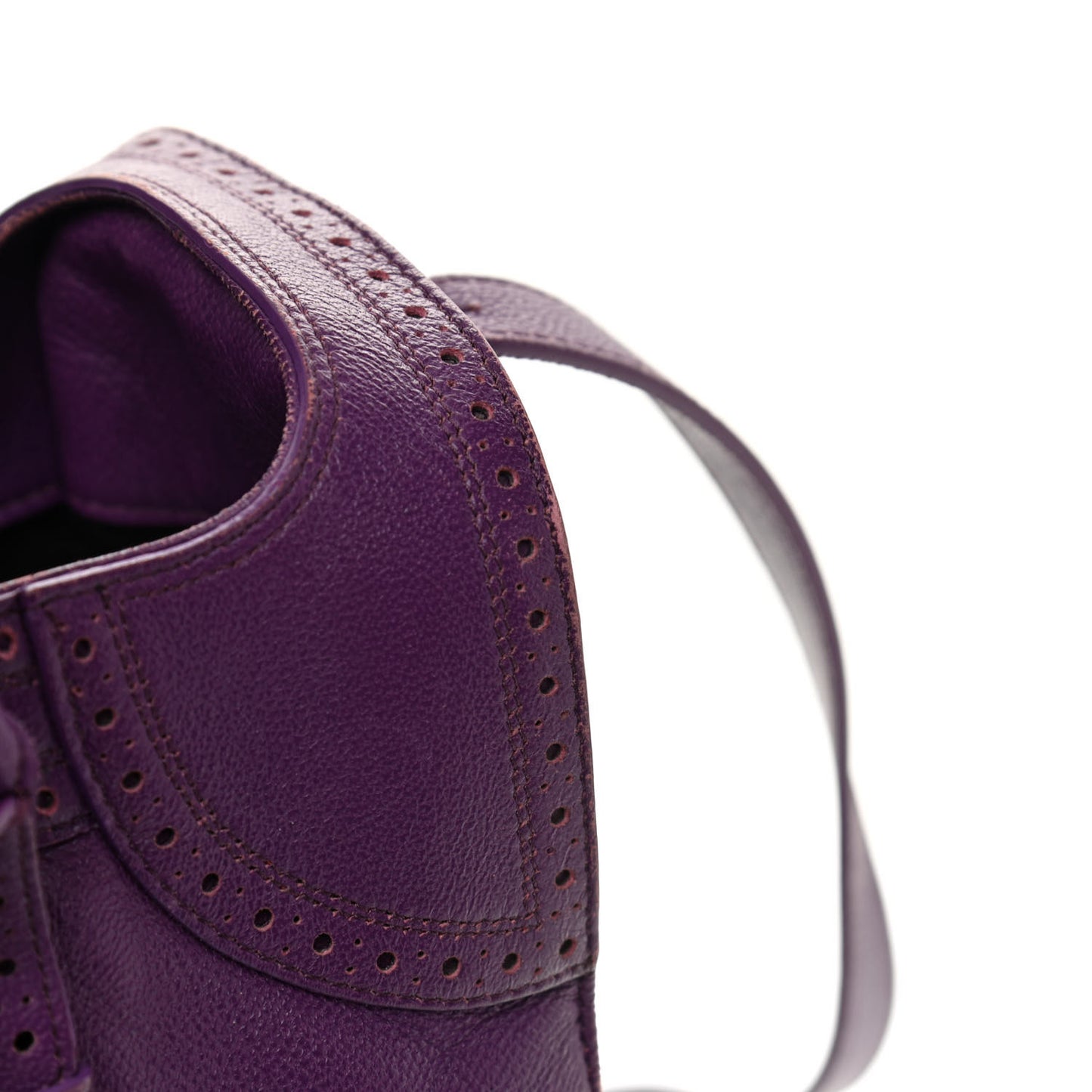 Agneau Classic Silver Hardware Riva Velo Purple