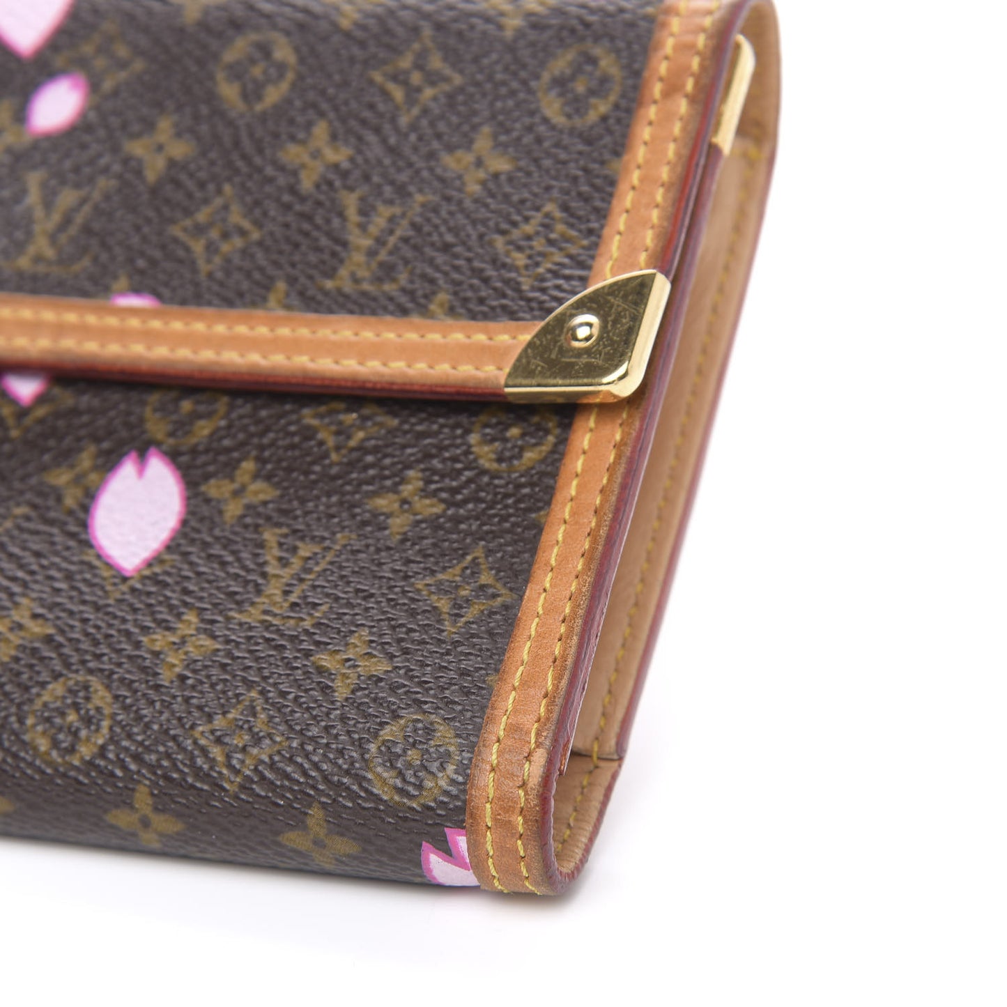 Monogram Cherry Blossom Porte Tresor International Wallet Brown