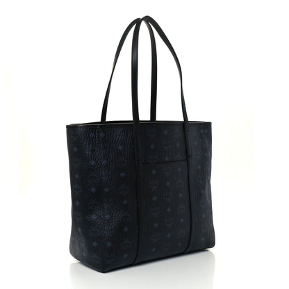 MCM Visetos Toni Shopper Tote Black 3 of 10