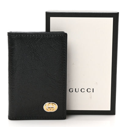 Gucci Vintage Calfskin Morpheus Card Holder Black 7 of 7