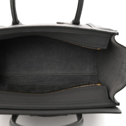 Celine Baby Drummed Calfskin Nano Luggage Kohl 5 of 11
