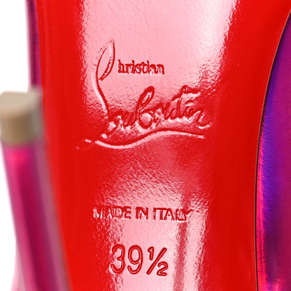 Christian Louboutin Metallic Patent Psychic So Kate 100 Pumps 39.5 Fuxia 6 of 8