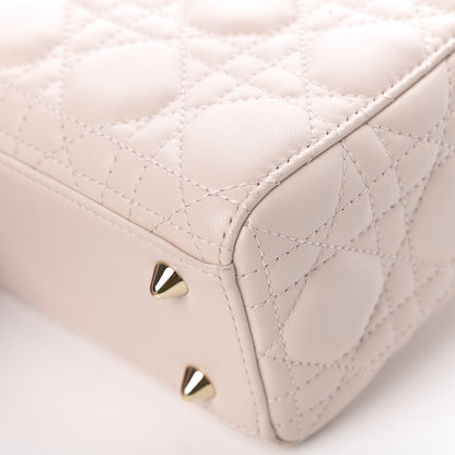 Christian Dior Lambskin Cannage Small Lucky Badges My Lady Dior Pink 11 of 15