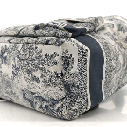 Christian Dior Nylon Technical Fabric Toile De Jouy Small Diortravel Backpack Blue 10 of 14