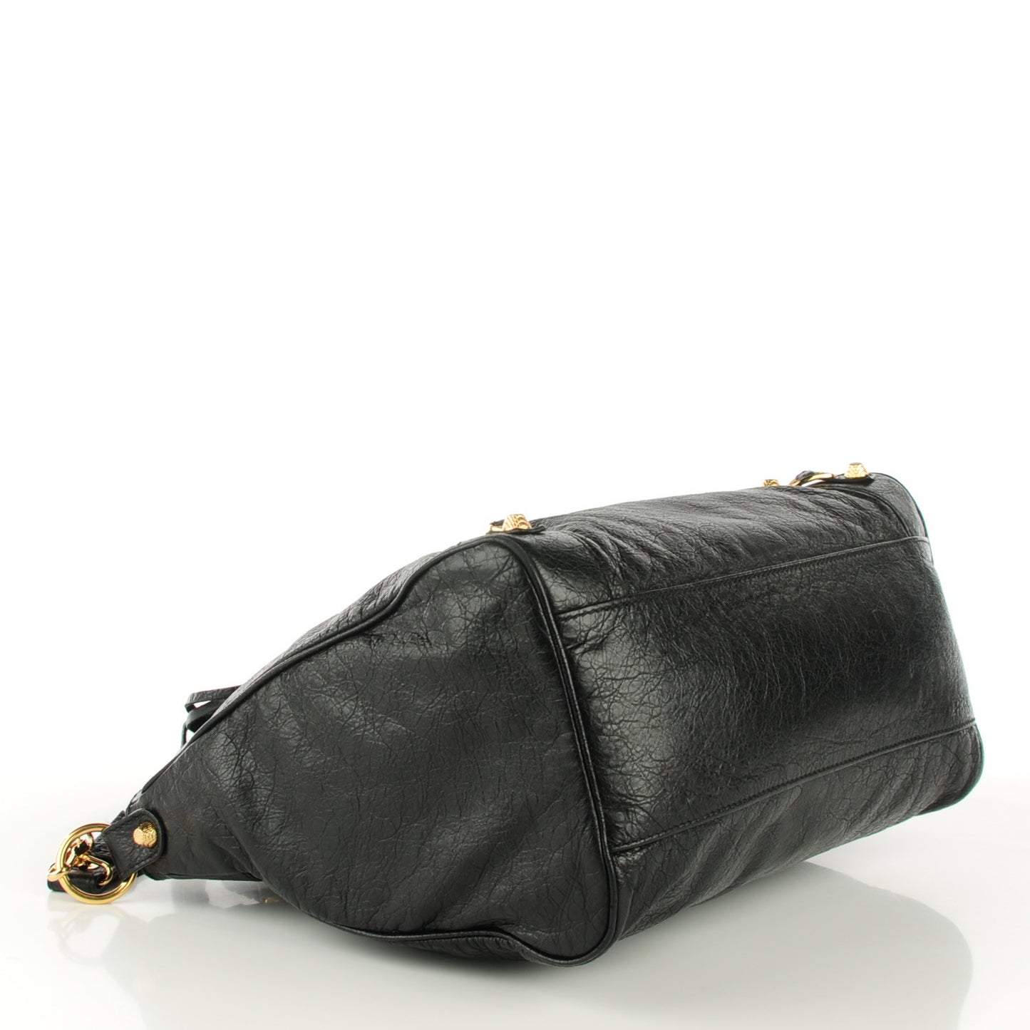 Agneau Giant 12 Gold Hardware Velo Black