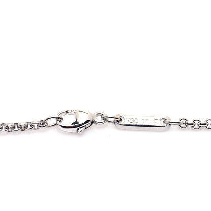 Chopard 18K White Gold Diamond Happy Diamonds Happy Sun Pendant Necklace 7 of 10