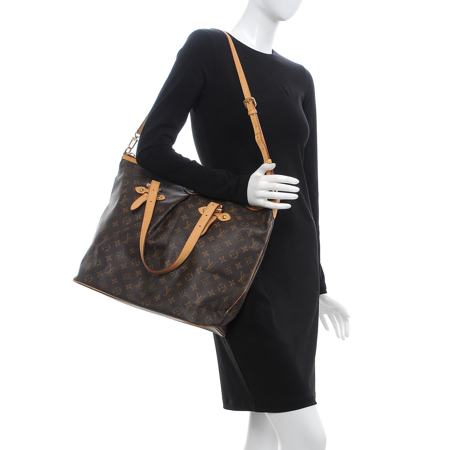 Louis Vuitton Monogram Palermo GM 3 of 35