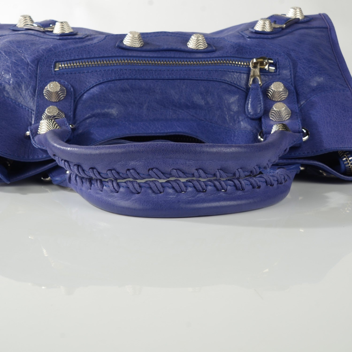 Balenciaga Agneau Giant 21 Silver Hardware City Bleu Lavande 8 of 8