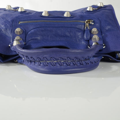 Balenciaga Agneau Giant 21 Silver Hardware City Bleu Lavande 8 of 8
