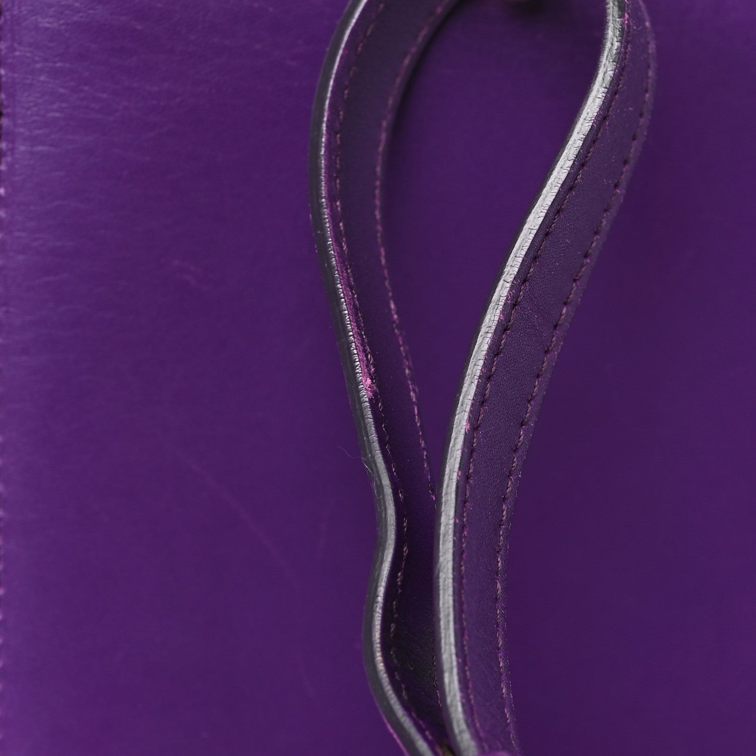 Salvatore Ferragamo Smooth Calfskin Aileen Gancio Lock Shoulder Bag Purple 9 of 12