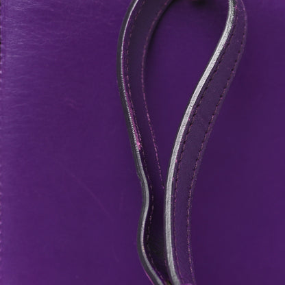 Salvatore Ferragamo Smooth Calfskin Aileen Gancio Lock Shoulder Bag Purple 9 of 12