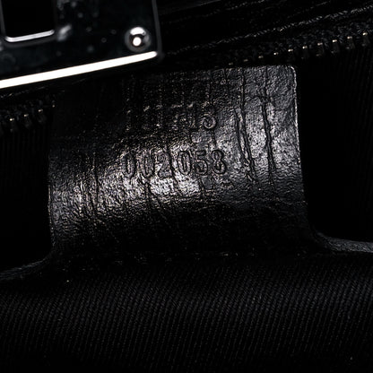 Gucci Monogram Bamboo Bullet Bag Black 7 of 16