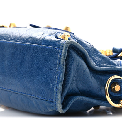 Balenciaga Agneau Giant 12 Gold Hardware Mini City Bleu Lazuli 11 of 14