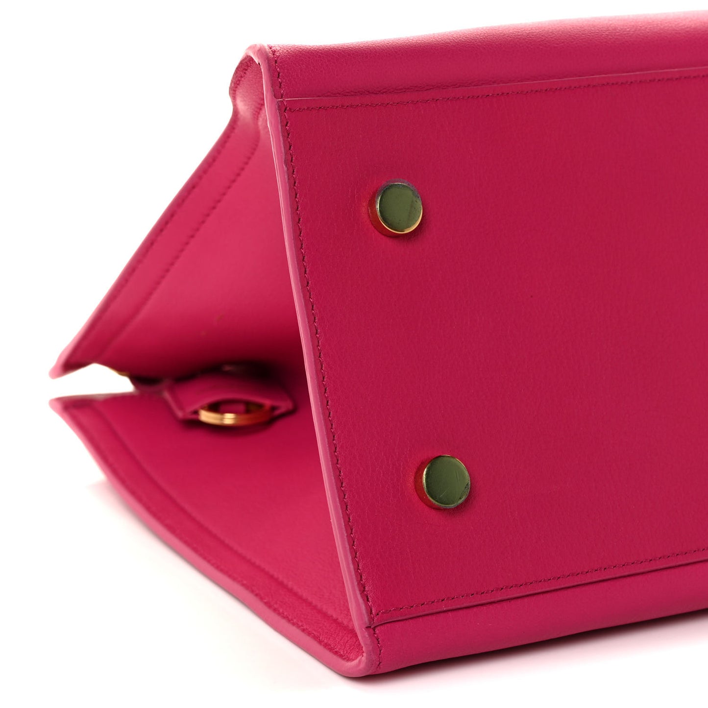 Calfskin Small Monogram Cabas Fuchsia