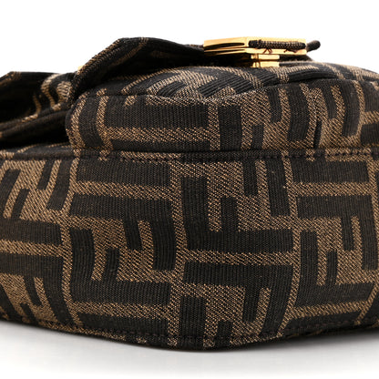 Fendi Fabric Jacquard FF 1974 Multipocket Baguette Tobacco Moro 9 of 9