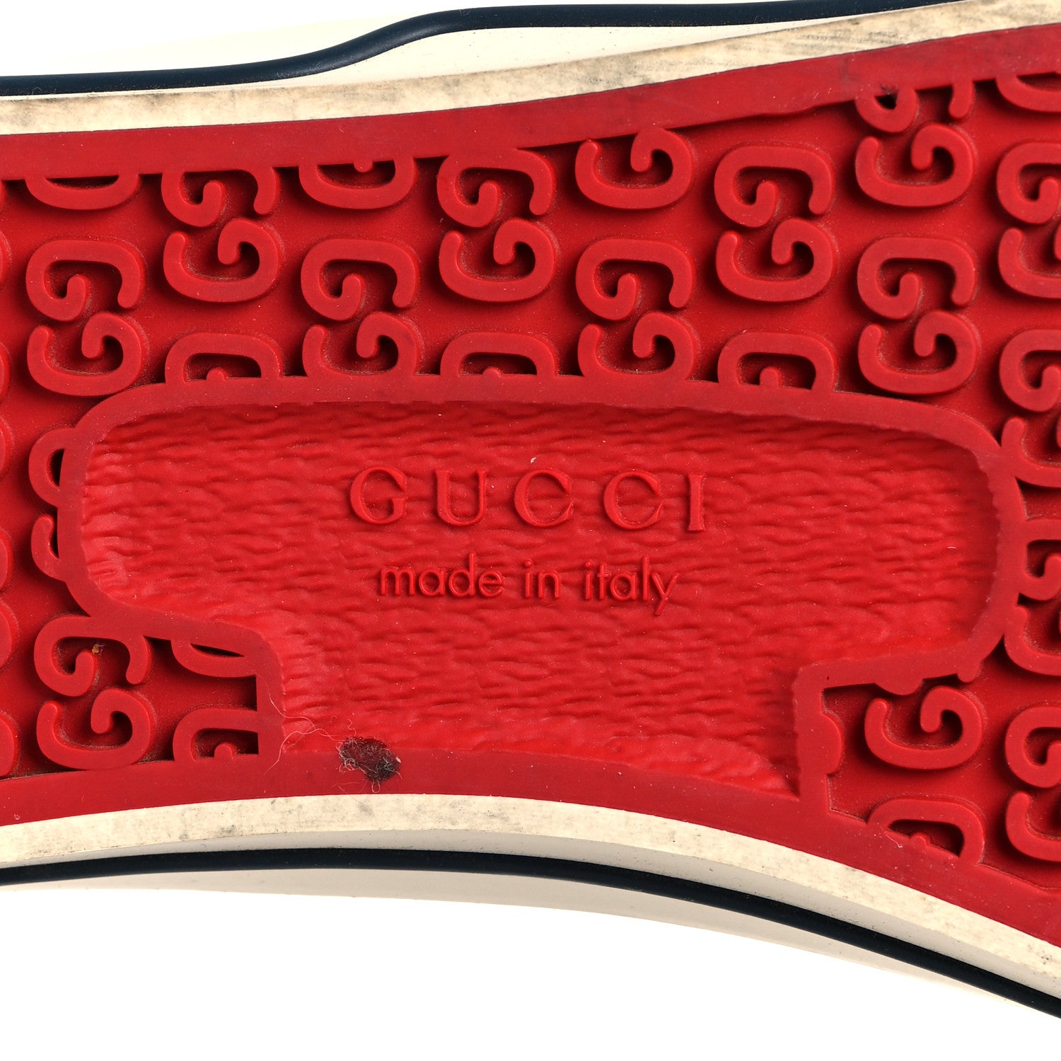 Gucci GG Monogram Web Womens 1977 Tennis High Top Sneakers 40.5 Beige Ebony Mystic White 7 of 10