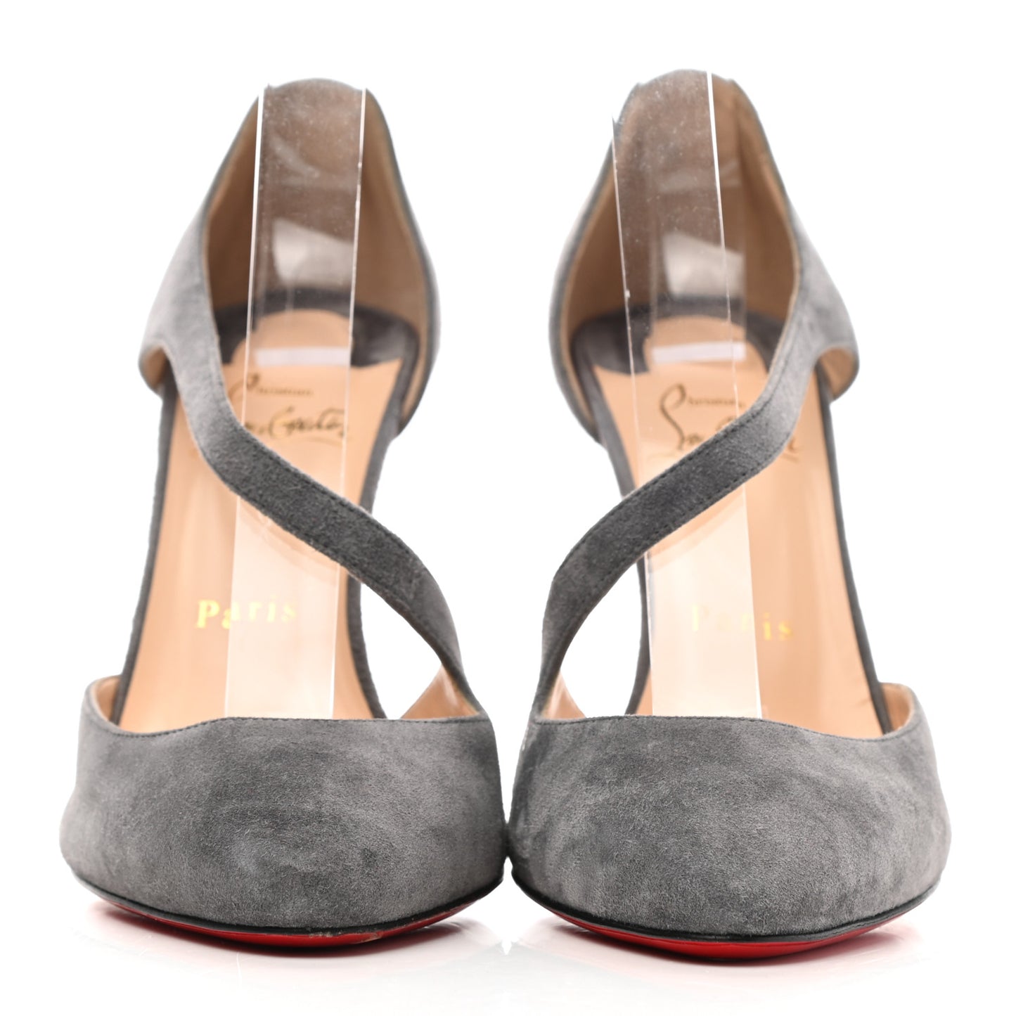 Veau Velours Catchy One 100 Pumps 38 Shadow