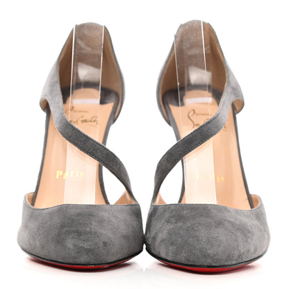 Christian Louboutin Veau Velours Catchy One 100 Pumps 38 Shadow 2 of 11