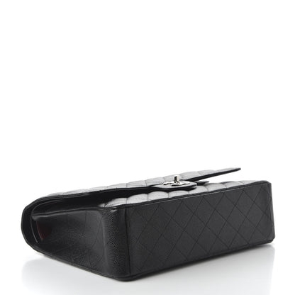 Chanel Caviar Quilted Maxi Double Flap Black 4 of 10