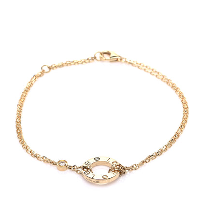 Cartier 18K Yellow Gold Diamond LOVE Bracelet 1 of 7