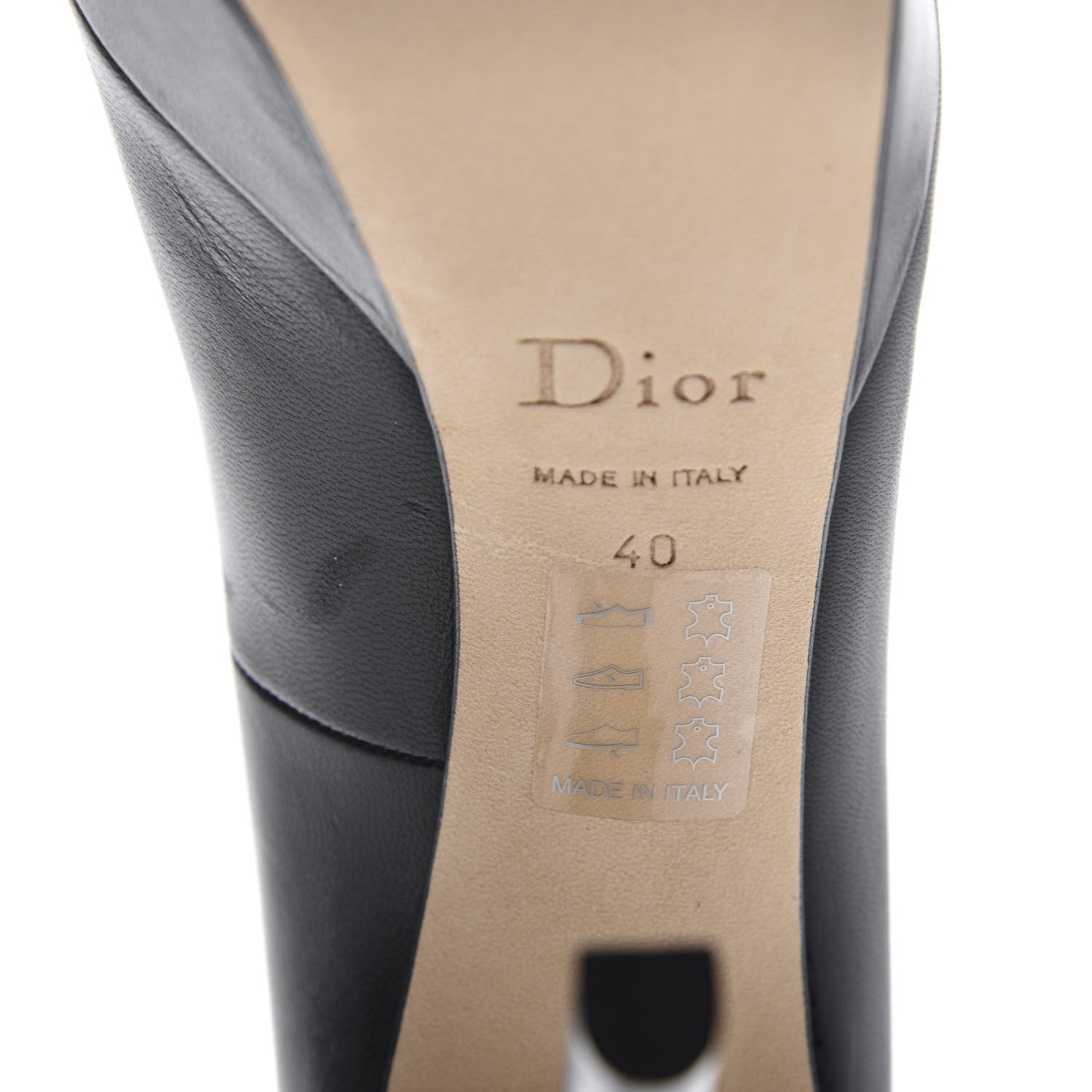 Christian Dior Calfskin Miss Dior Pumps 40 Black 9 of 9