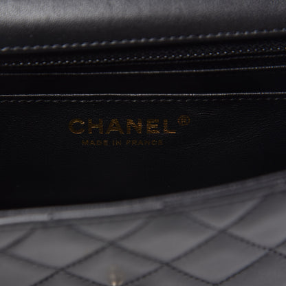 Chanel Lambskin Quilted Mini Coco Charms Rectangular Flap Black 6 of 11