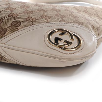 Gucci Monogram GG New Britt Hobo Ivory 5 of 9