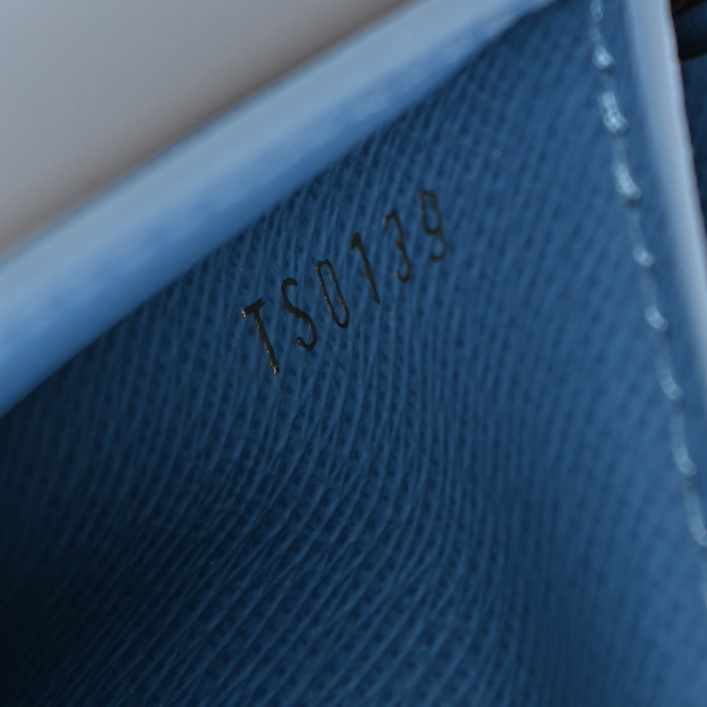 Monogram Zoe Wallet Blue Jean