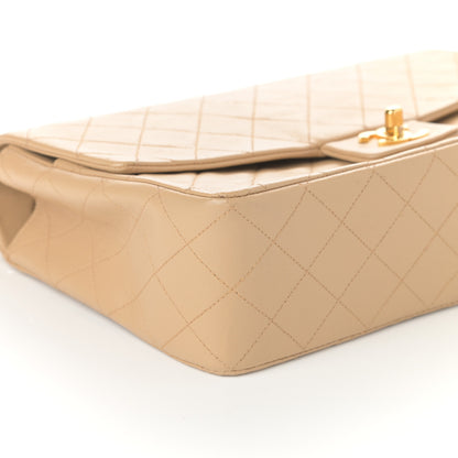 Chanel Lambskin Quilted Medium Single Flap Beige 5 of 10