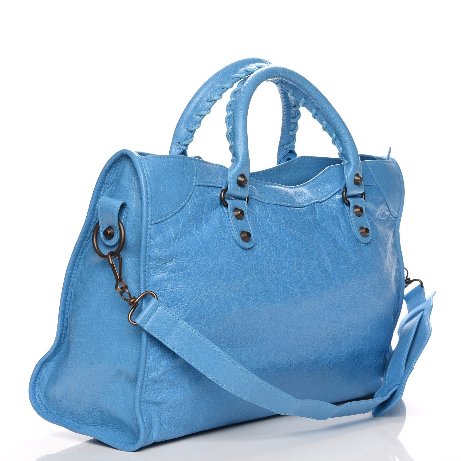 Balenciaga Agneau Classic Hardware City Bleu Azur Clair 4 of 8