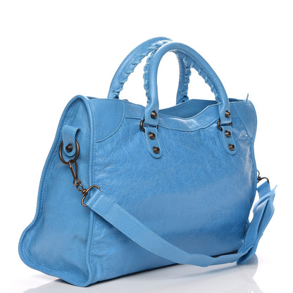 Balenciaga Agneau Classic Hardware City Bleu Azur Clair 4 of 8