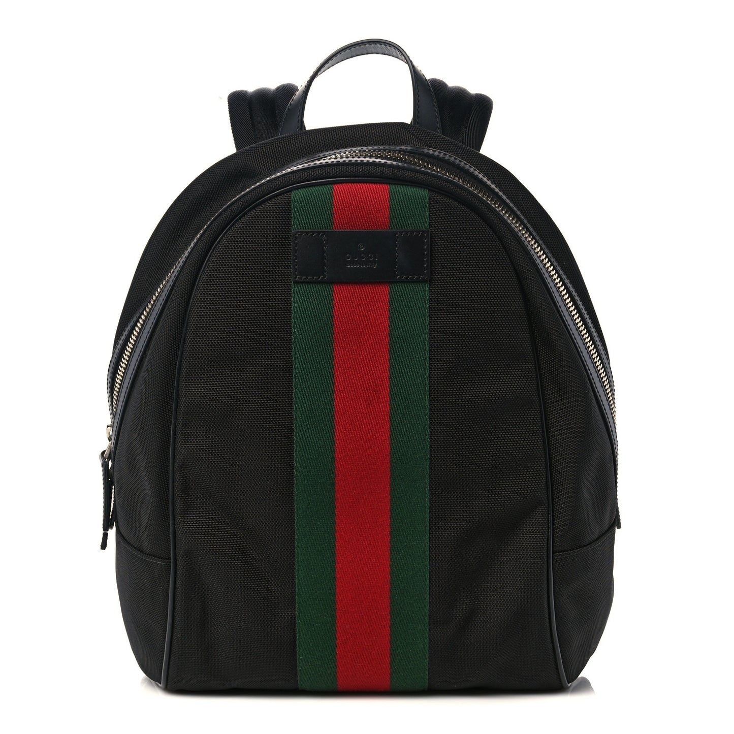 Techno Canvas Web Backpack Black