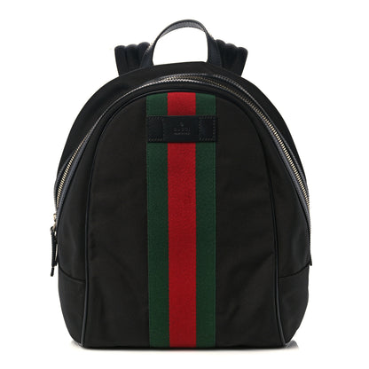 Gucci Techno Canvas Web Backpack Black 1 of 10