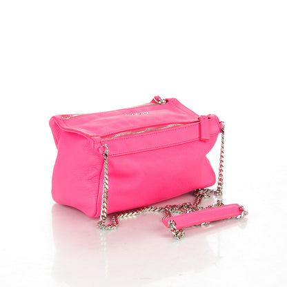 Givenchy Sugar Goatskin Mini Chain Pandora Hot Pink 3 of 7