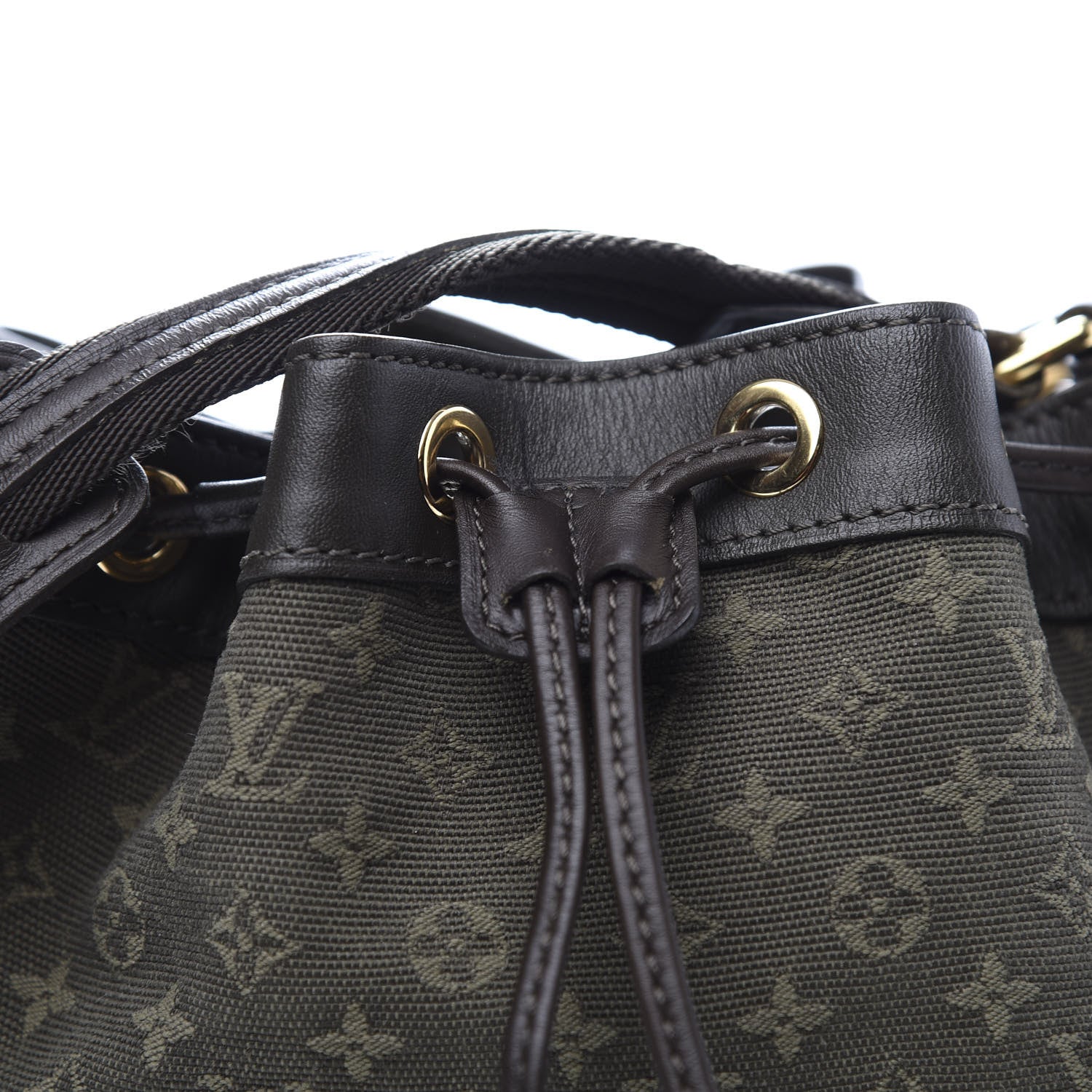 Louis Vuitton Mini Monogram Noelie Kaki 10 of 10