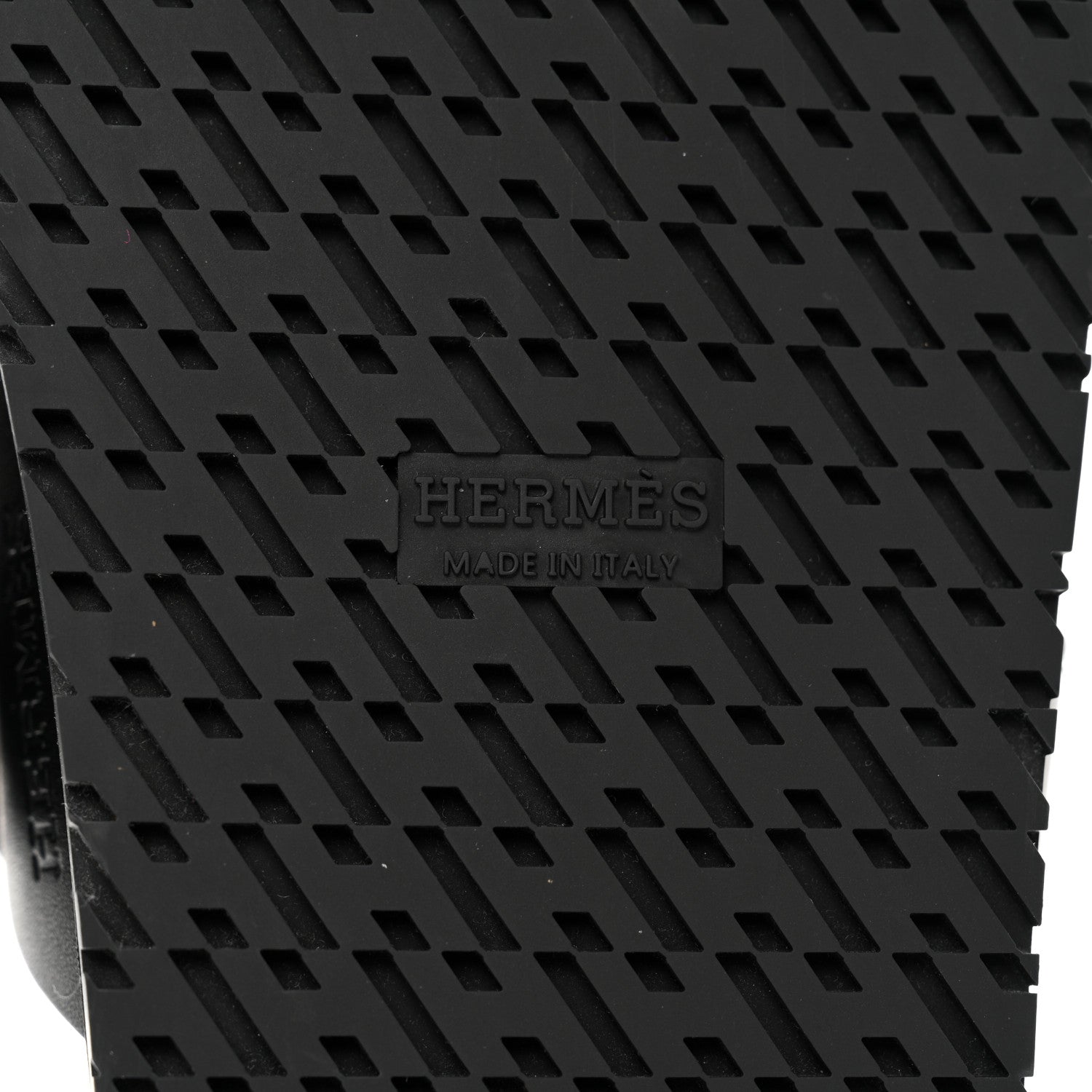 Hermes Calfskin Womens Chypre Sandals 35 Black 6 of 9