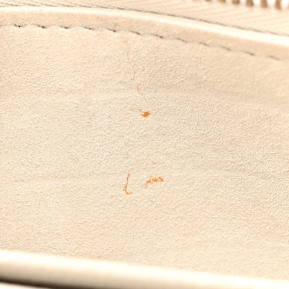 Christian Dior Grained Calfskin Saddle Chain Pouch Off White 13 of 14